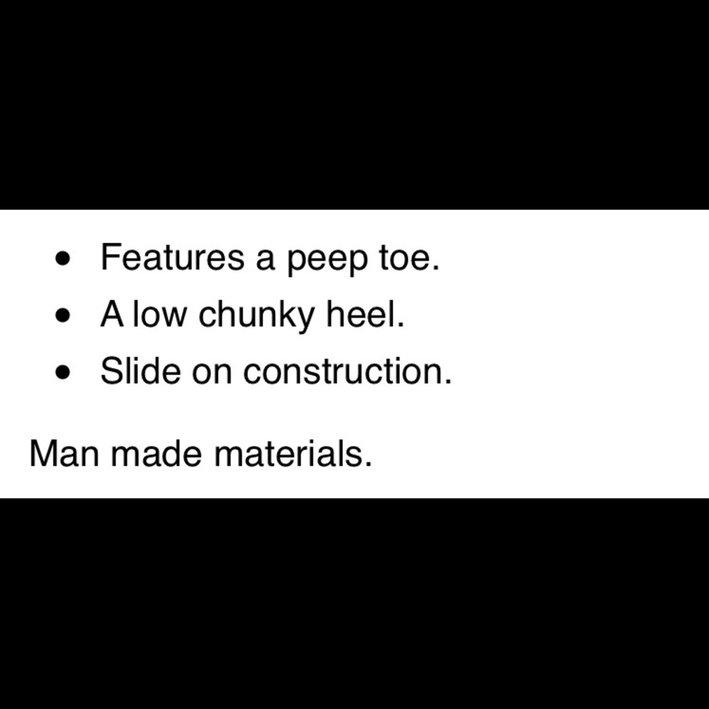 Restock💕 Bella Blush Chunky Heel Mule💕Sale - Picture 5 of 5